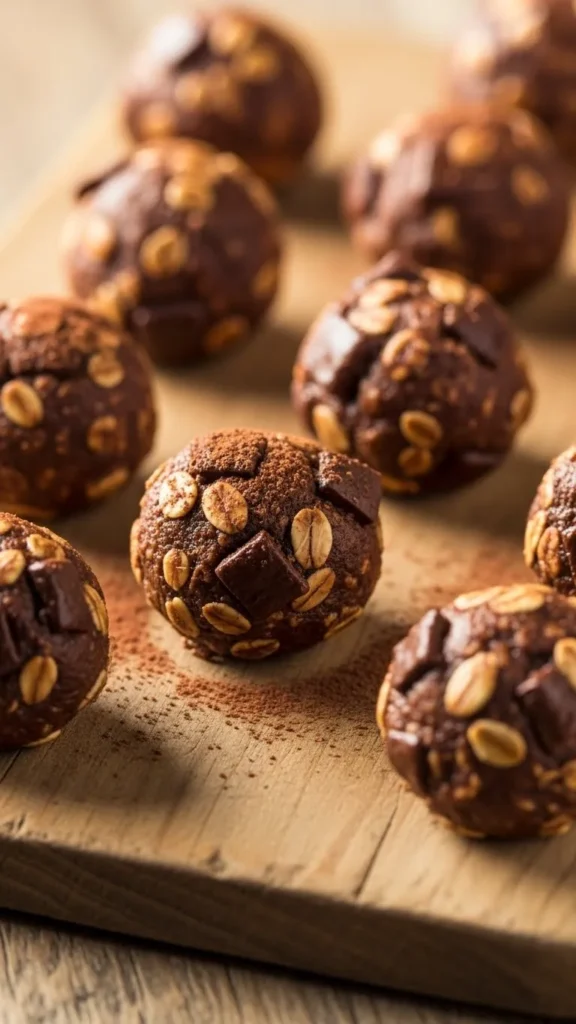 Chocolate Oat Energy Bites