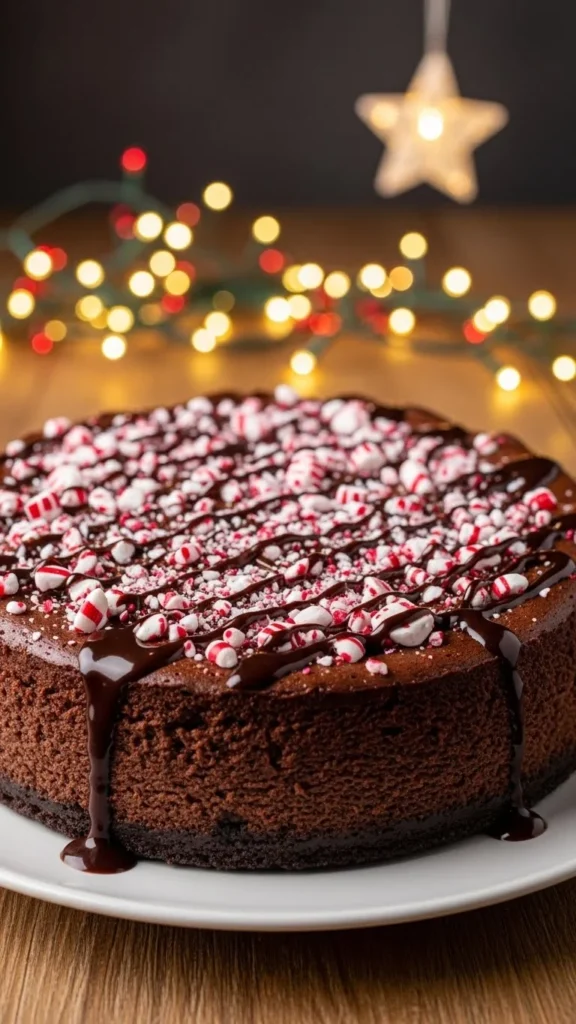 Chocolate Peppermint Cheesecake