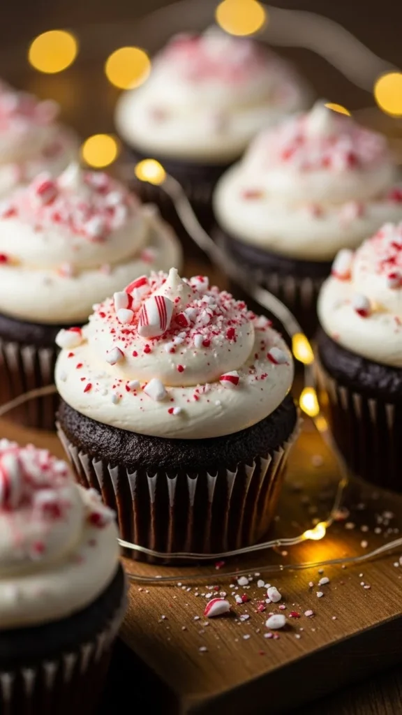 Chocolate Peppermint Cupcakes