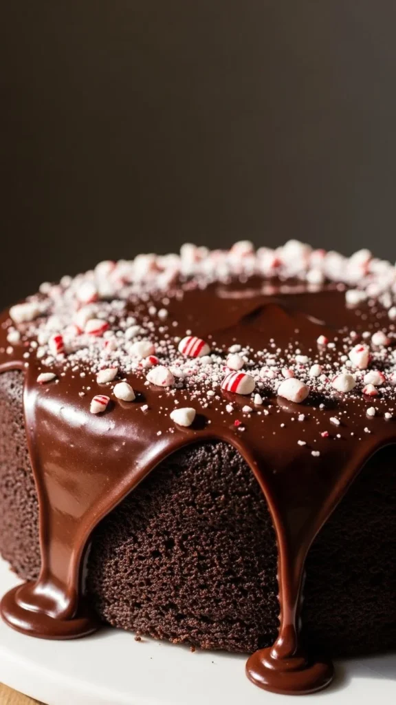 Chocolate Peppermint Layer Cake