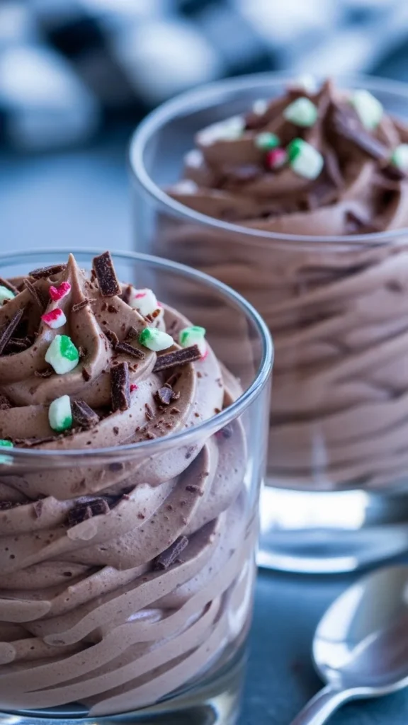 Chocolate Peppermint Mousse
