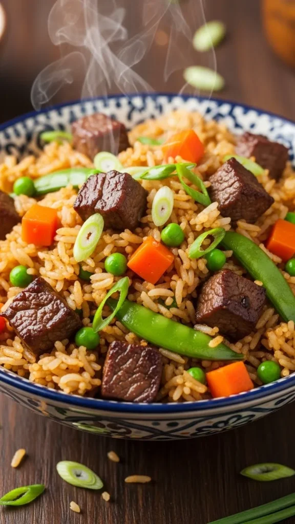 Christmas Beef Fried Rice