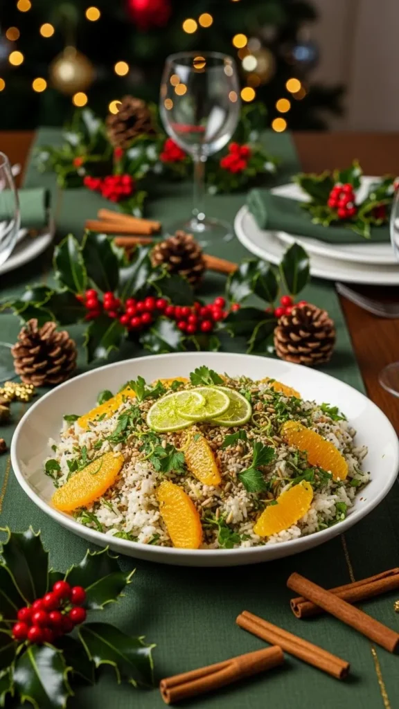 Christmas Citrus Rice