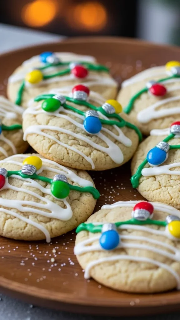Christmas Lights Butter Cookies