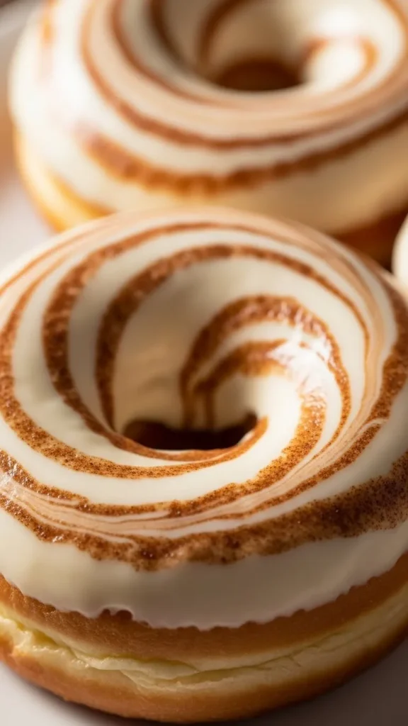 Cinnamon Roll Donuts