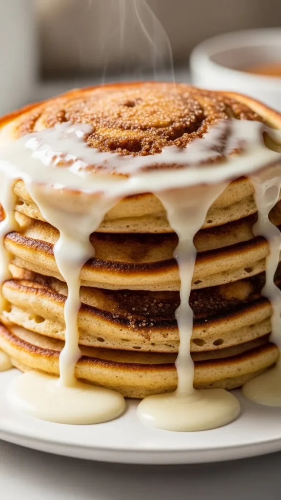 Cinnamon Roll Pancakes