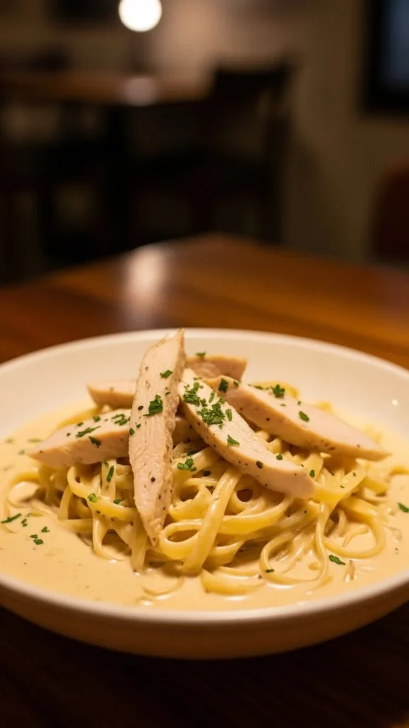 Classic Chicken Alfredo Pasta