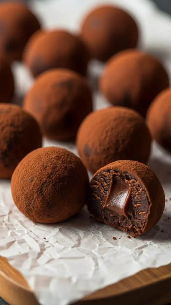 Classic Chocolate Ganache Truffles