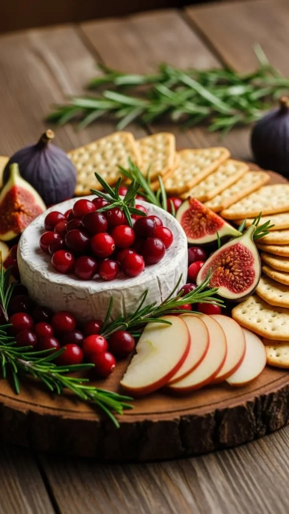 Classic Christmas Brie Board