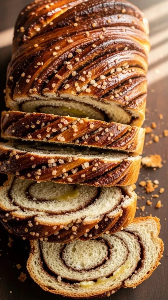 Classic Christmas Cinnamon Swirl Bread