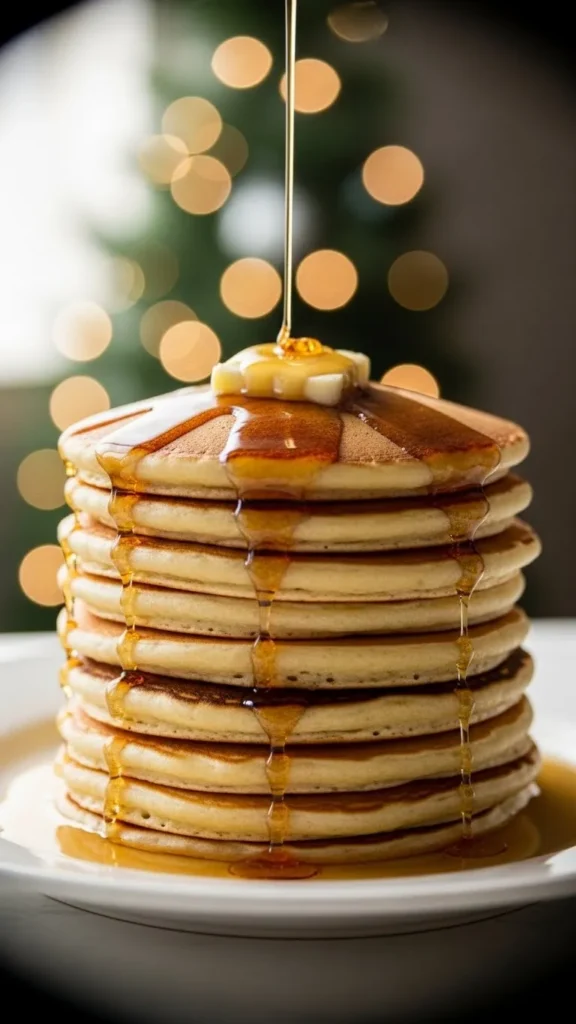 Classic Fluffy Christmas Pancakes