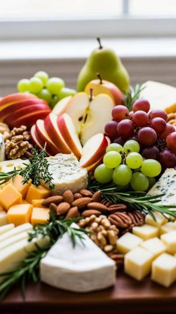  Classic Holiday Cheese & Fruit Board