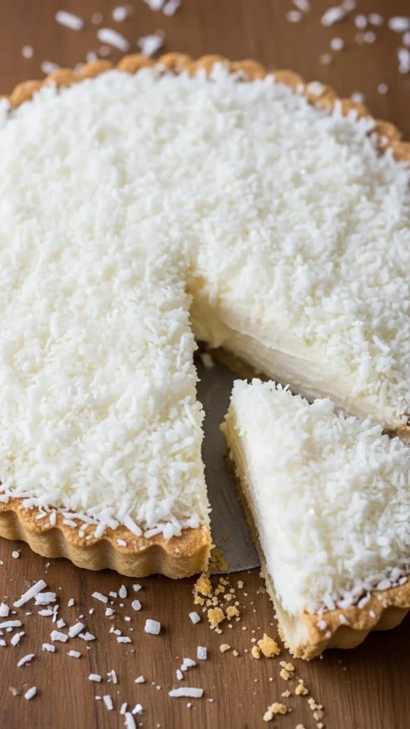 Coconut Snow Cream Pie