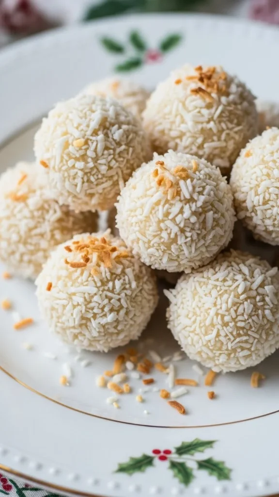 Coconut Snowball Bites