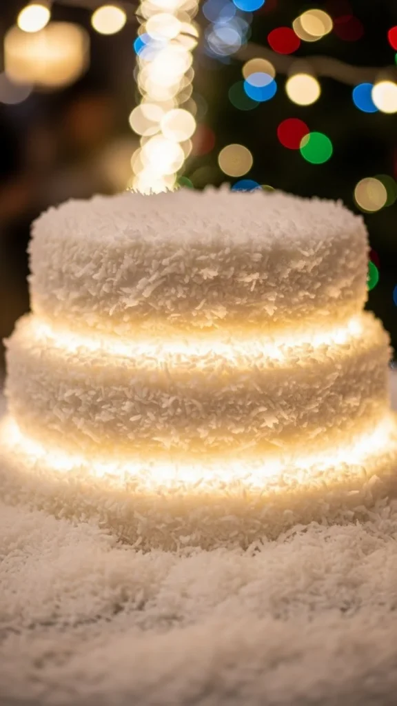 Coconut Snowball Cake