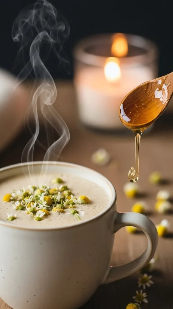 Cozy Chamomile Honey Tea
