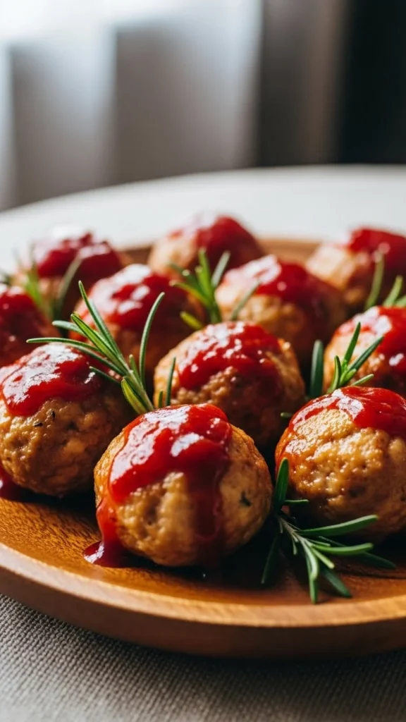Cranberry Chicken Meatballs