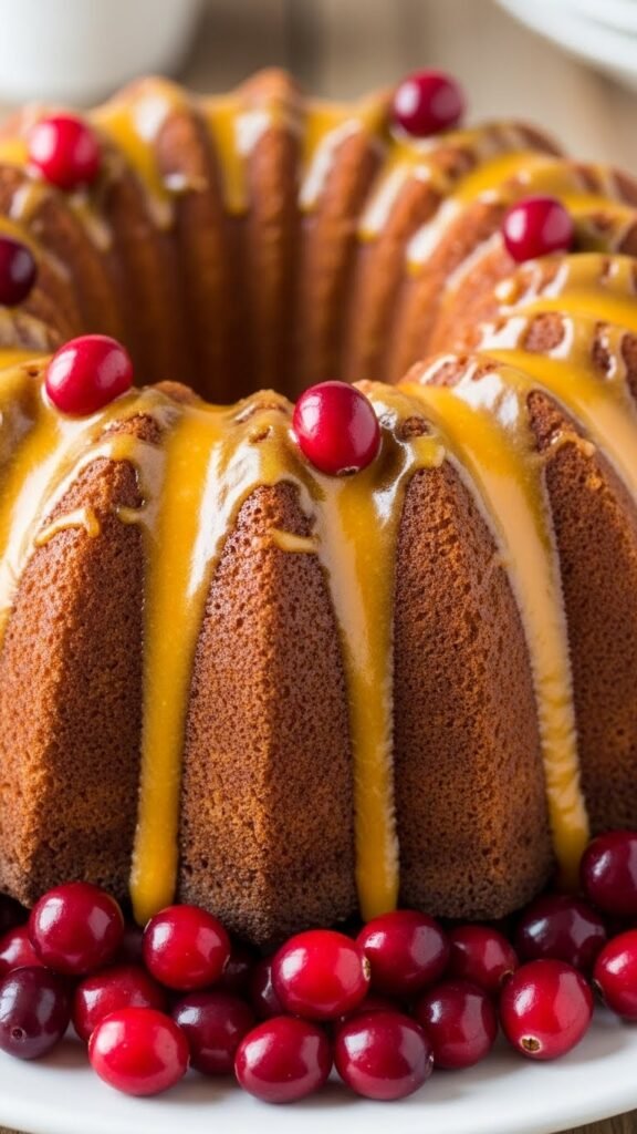 Cranberry Orange Bundt Cake