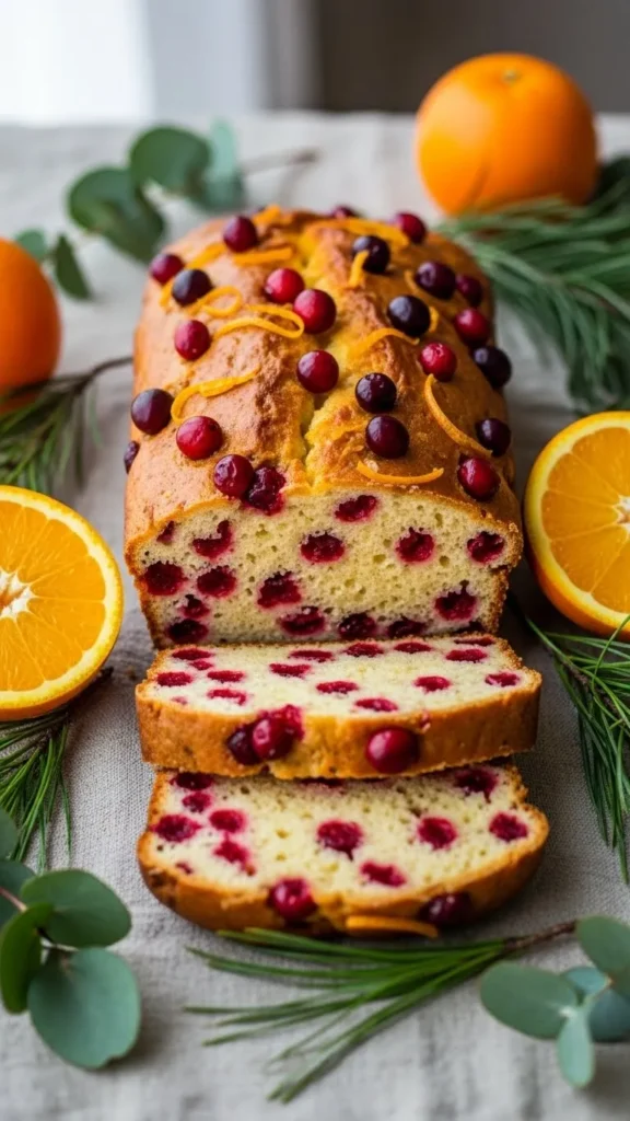 Cranberry Orange Christmas Bread