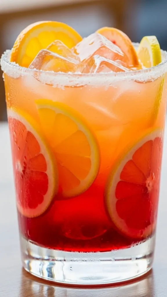 Cranberry Orange Glow Fizz