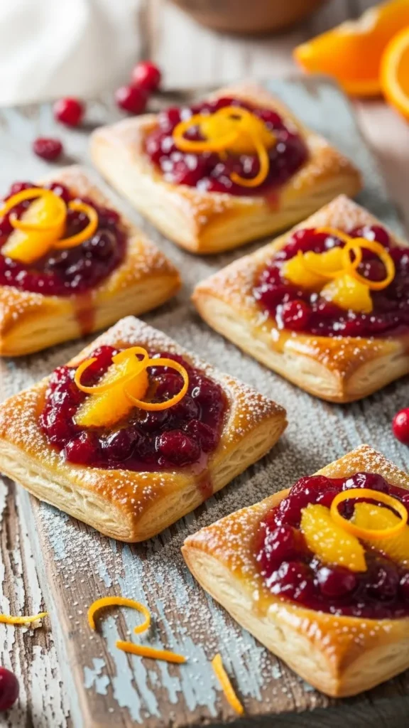  Cranberry Orange Pastry Squares