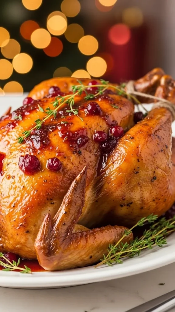 Cranberry-Orange Roast Chicken