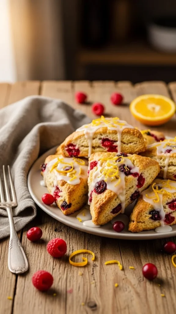 Cranberry Orange Scones