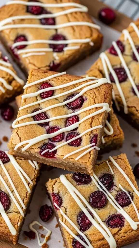 Cranberry White Chocolate Brownies