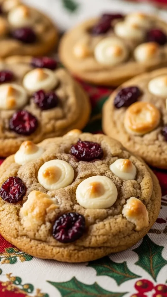 Cranberry White Chocolate Cookies