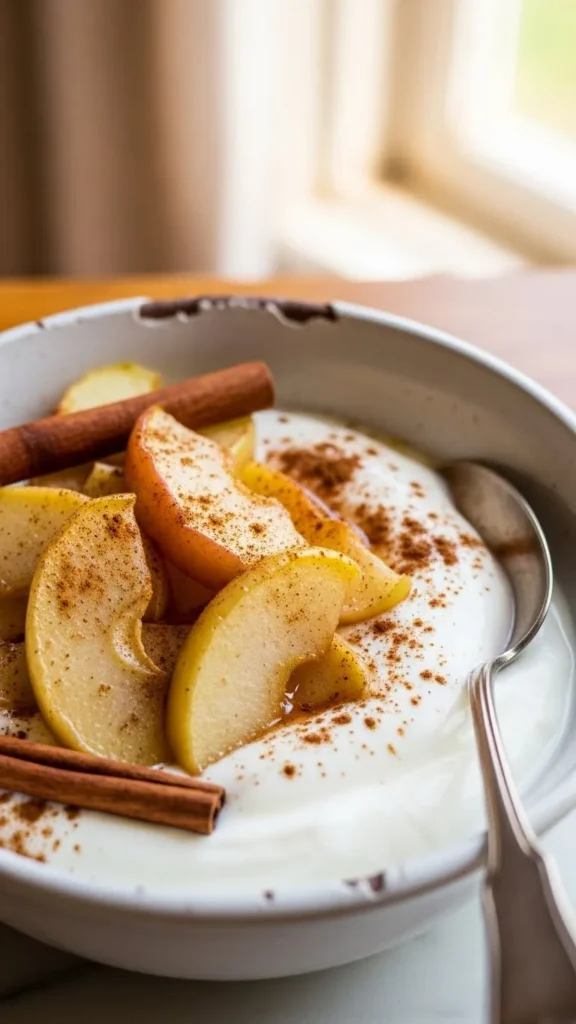 Creamy Apple Yogurt Bowl