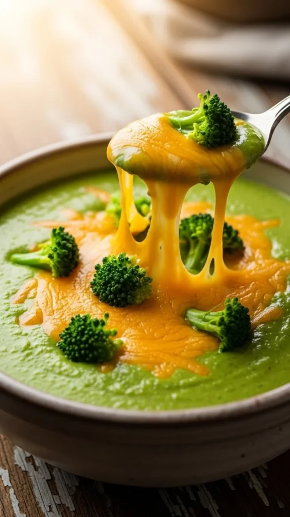 Creamy Broccoli Cheddar Soup