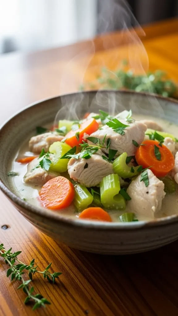 Creamy Chicken & Herb Stew