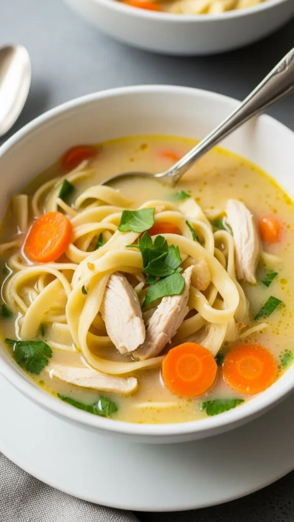 Creamy Chicken Noodle Soup