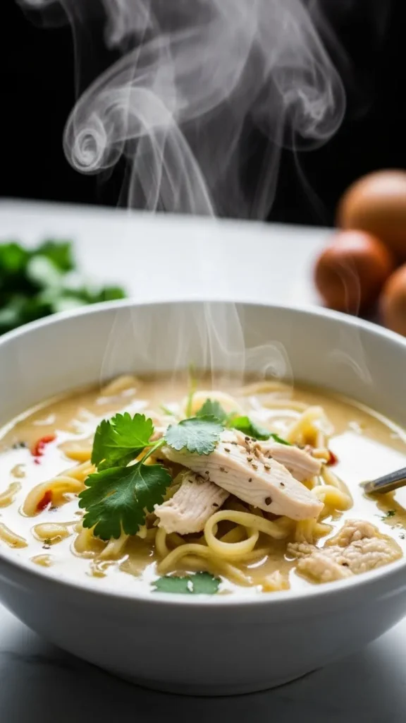 Creamy Chicken Pasta Soup