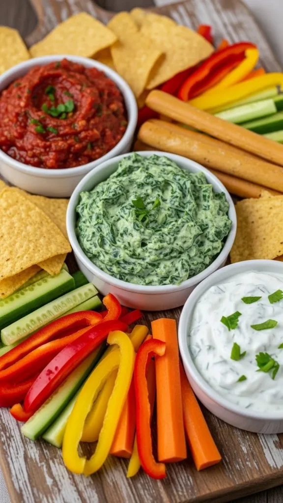 Creamy Dip Trio Board