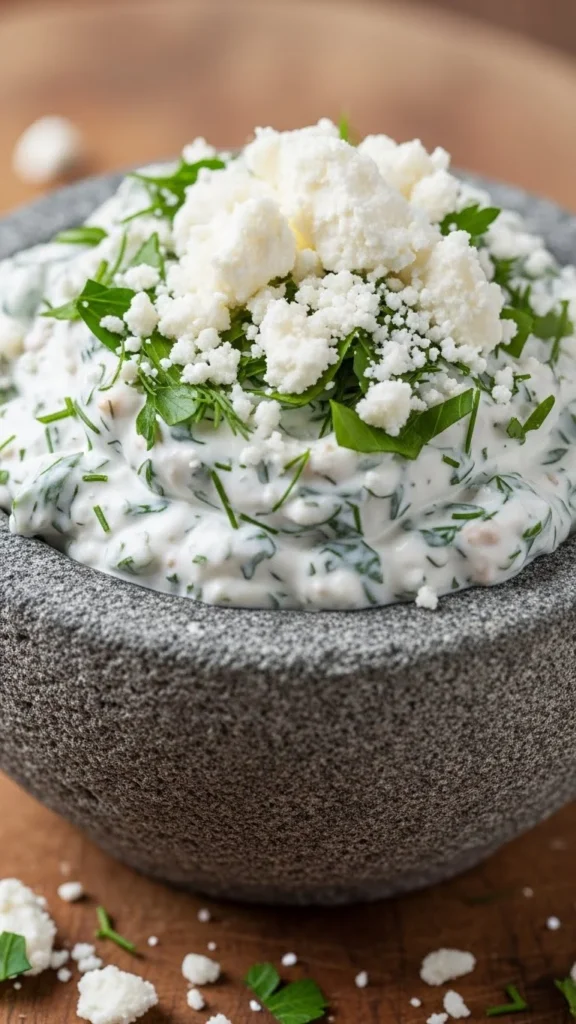Creamy Feta and Herb Dip
