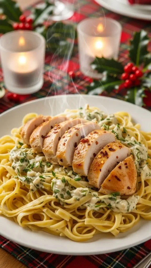 Creamy Herb Chicken Noodles