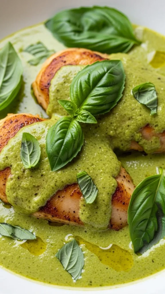 Creamy Pesto Chicken
