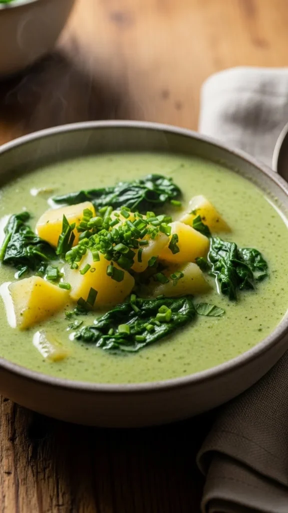 Creamy Spinach Potato Soup