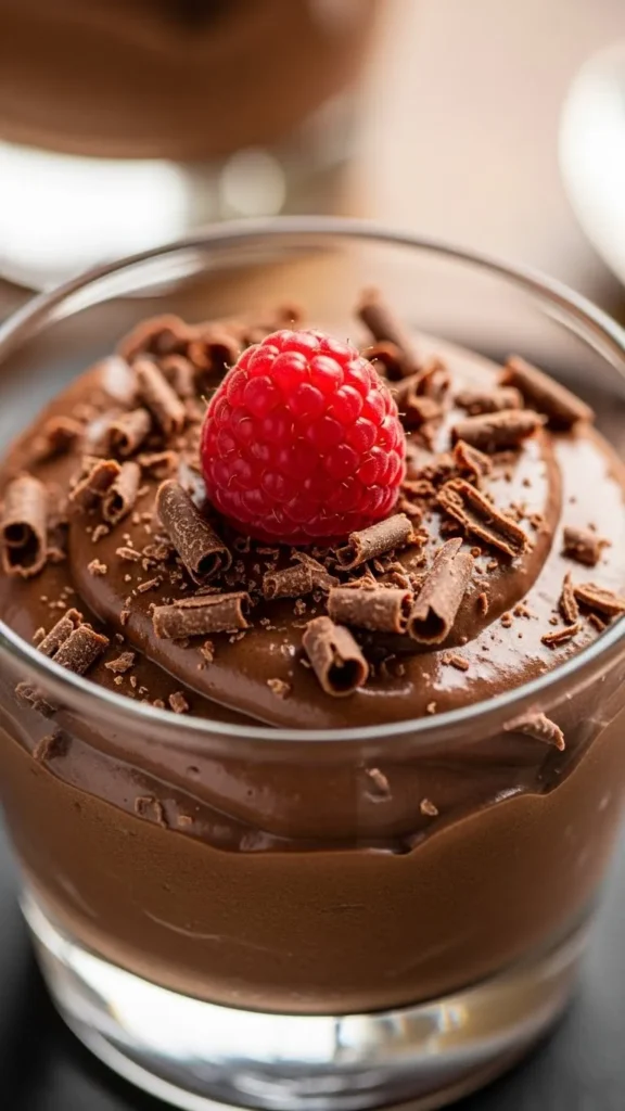 Dark Chocolate Avocado Mousse