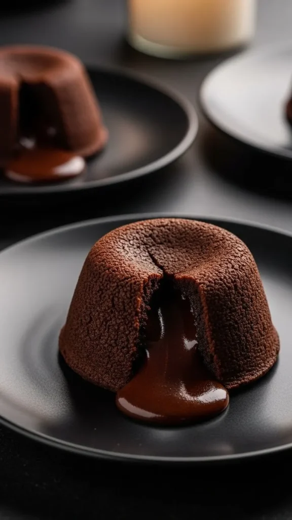 Dark Chocolate Lava Cakes
