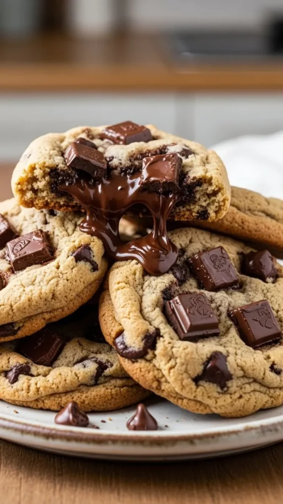 Double Chocolate Chunk Cookies
