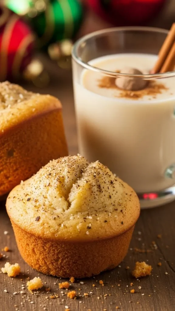 Eggnog Muffins