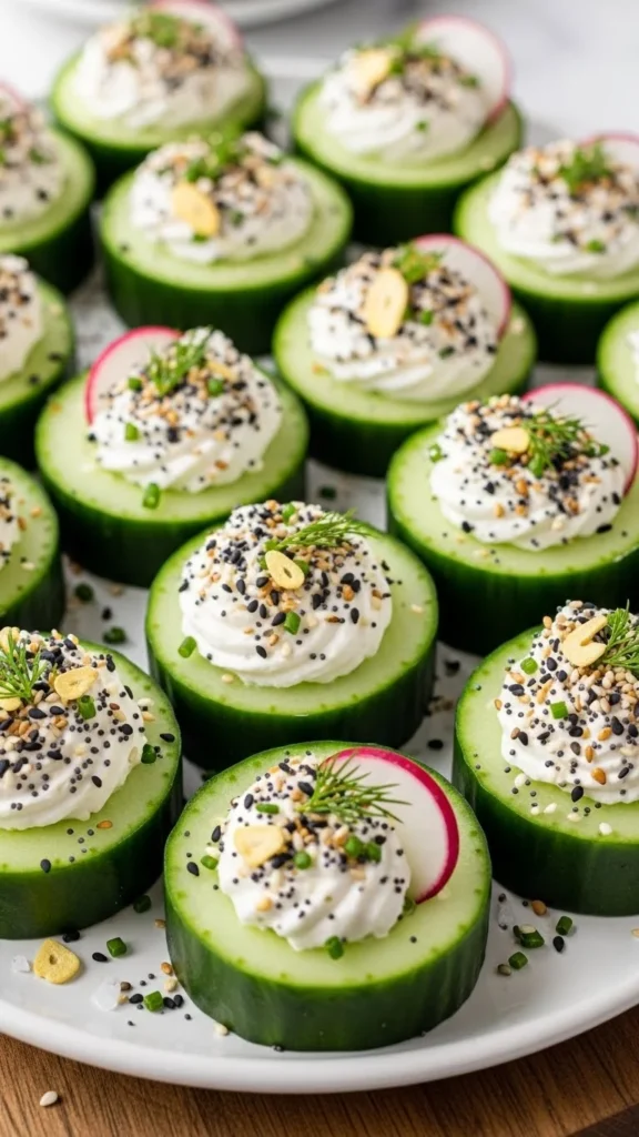 verything Bagel Cucumber Cups