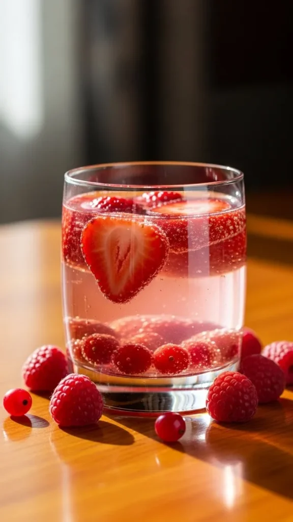 Festive Strawberry Bubbler