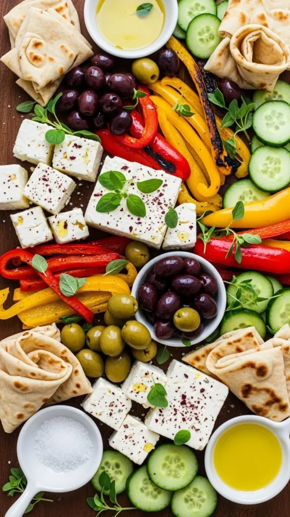 Fresh Feta & Crisp Veggie Board