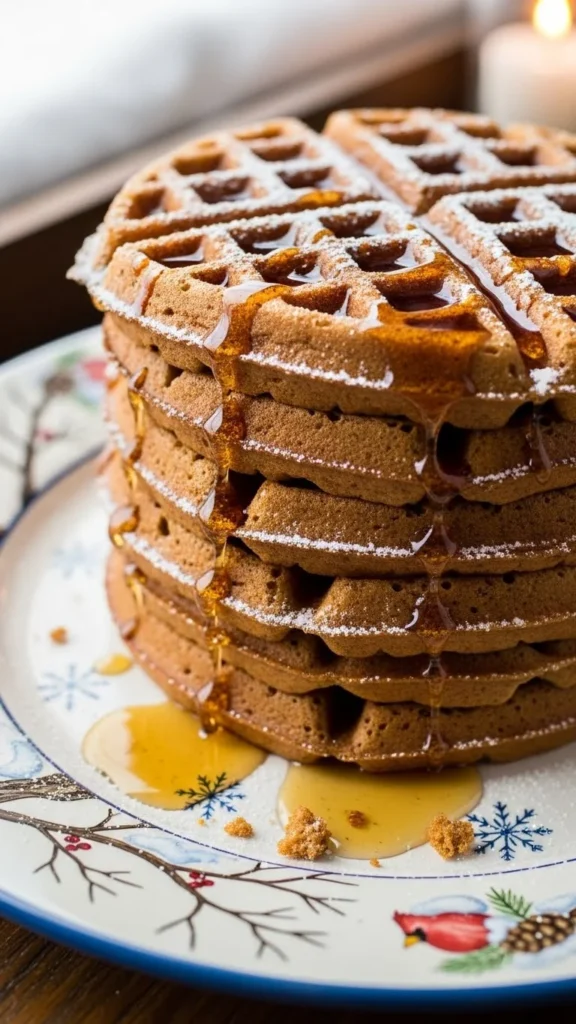 Gingerbread Waffles