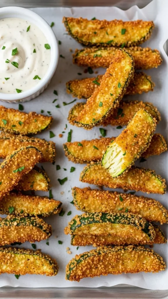 Gluten-Free Baked Zucchini Fries