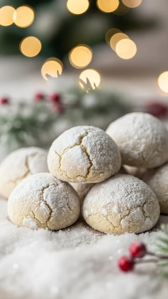 Gluten-Free Pecan Snowball Cookies