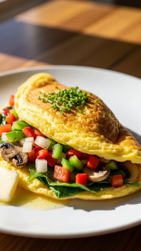 Gluten-Free Veggie Omelette